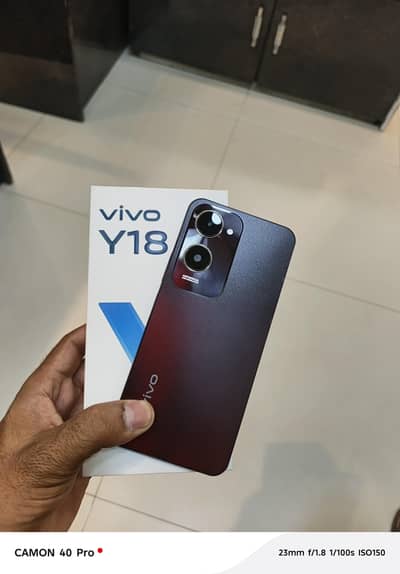Vivo Y18 6gb 128gb Brown Box ka sat Panal change Back change