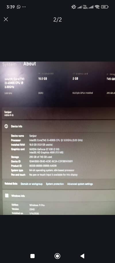 Gaming Pc for sale