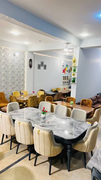 Luxury Dining Table Set| 4, 6 & 8 Seater| Velvet Chairs| Modern Dining