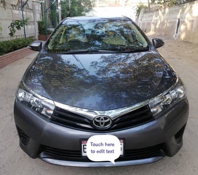 Toyota Corolla GLi 2017 grey 1.3  auto transmission