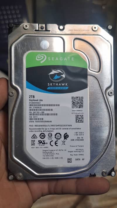 2TB internal Hard Disk – 100% health | Best for Games & Storage