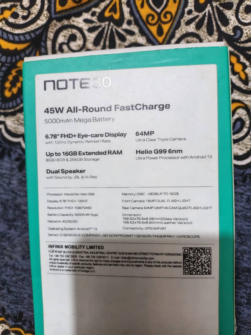 INFINIX NOTE 30 8