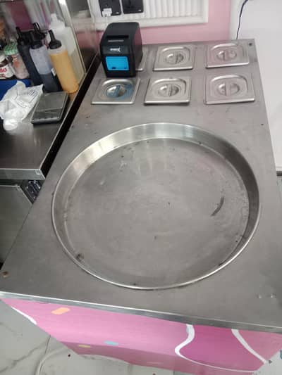 tawa Roll ice cream machine. 03256022227 توا ائس کریم مشین