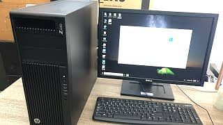 HP Z440 Full Gaming Setup With Monitor, Keyboard & Mouse 1 Month Used
