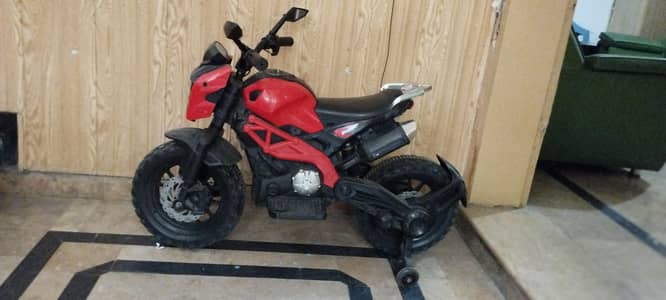 Kids Electric Bike for Sale - Stylish Red Sports Model