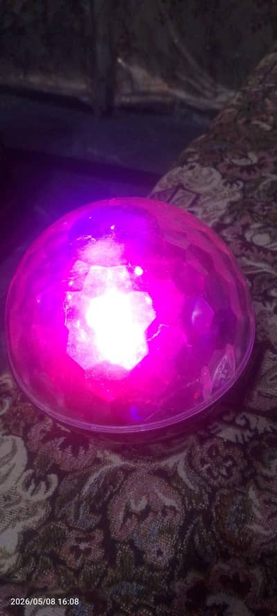 disco light with Bluetooth speaker time clock and radio