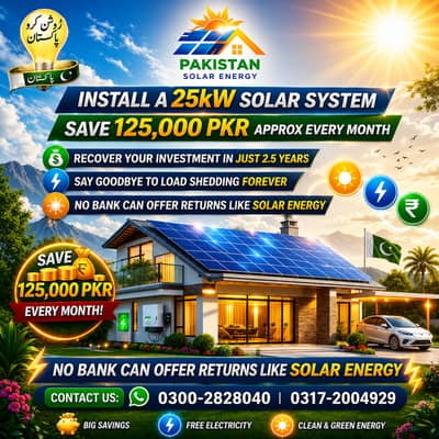 Solar System Installation in Pakistan | Inverex, Jinko, Longi Panels