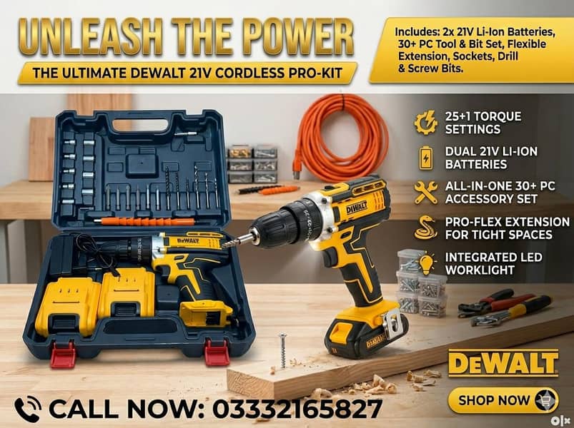 DeWalt Cordless Drill Machine 0
