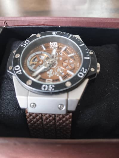 Hublot water pak watch in good condition but used