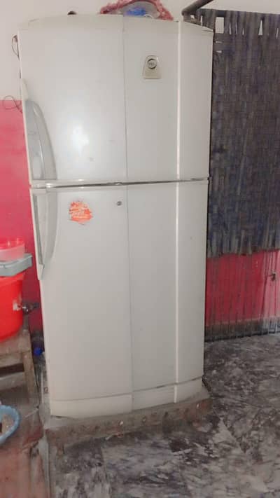 pel doubl door full size fridge zbrdst cooling 8/10 condition