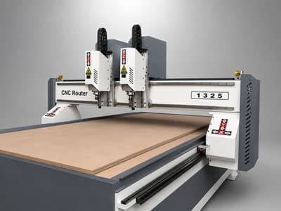 FINE CNC Double Head Wood Router Machine for sale