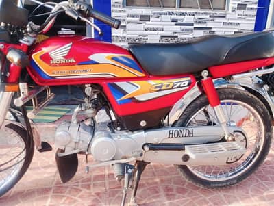 2025 Honda CD70 - Zero Meter, Red | Latest Model For Sale"