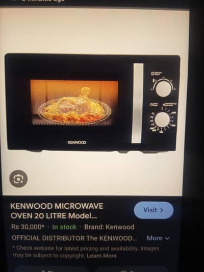 Kenwood 20 liter oven