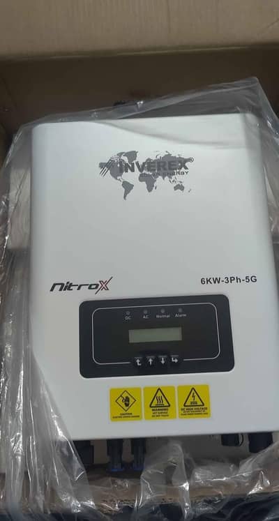 Inverex nitrox 6kw ongrid 3 phase brand new