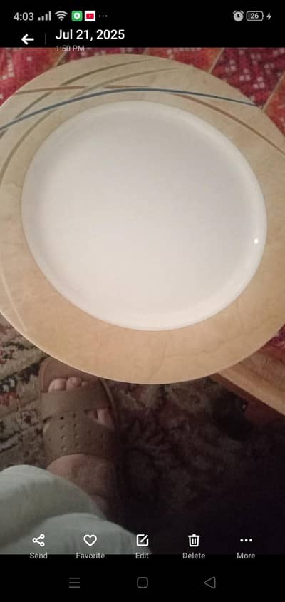 Melamine Rice plates