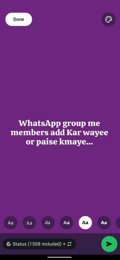 wbstapp group me members add kree or paise le