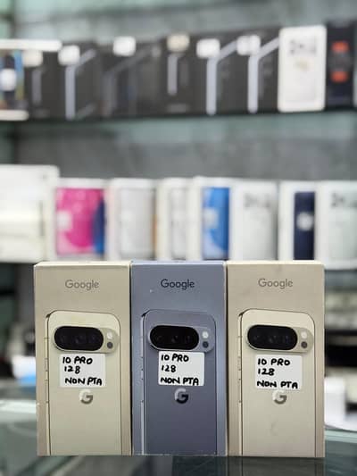 Google Pixal 10 Pro 128GB Box pack Non Pta Non Active Genuine Sealed