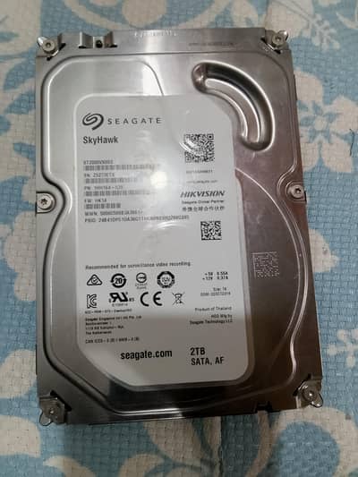 2 TB Sata hard disk for sale health 65%