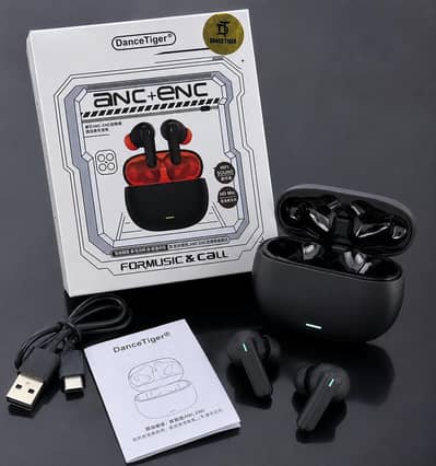 Dance Tiger ANC+ENC Wireless Earbuds | Gaming + Calling