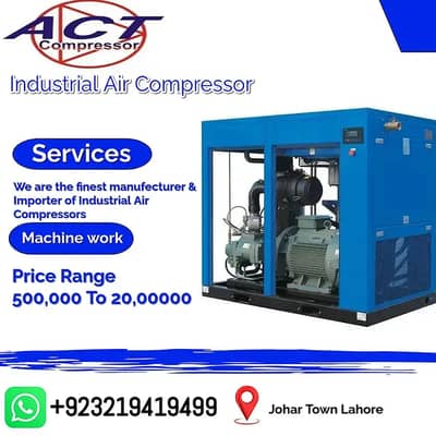 Screw Air Compressor (Deman) Only industrial Compressors