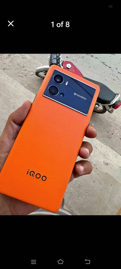 iqoo 9 pro 10 by 10 12+12ram