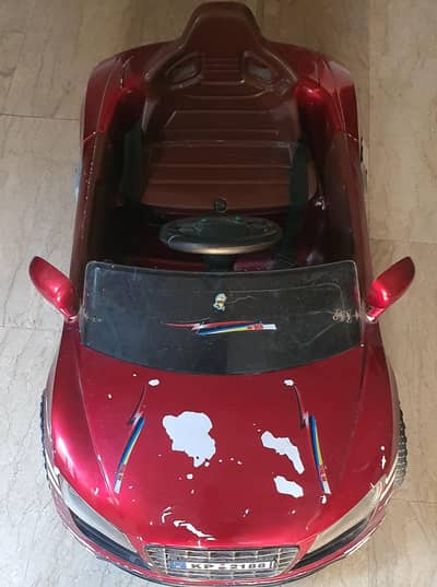 Heavy duty Ride on kids car and cradle 2 in 1