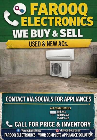 New Used |ACs| Air Conditions