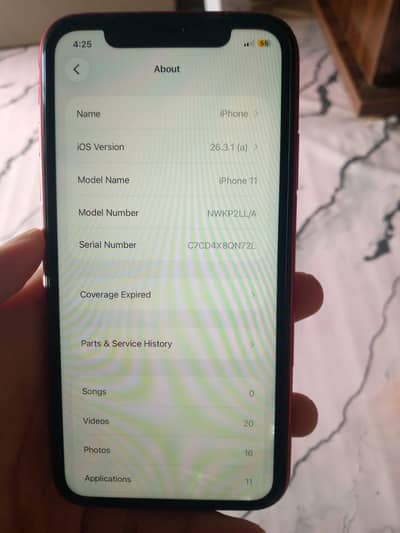 iPhone 11 For sale PTA Approved 64gb Face ID ok True Tone ok