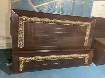 King size bed/bed for sale/Double bed/polish bed/wooden bed