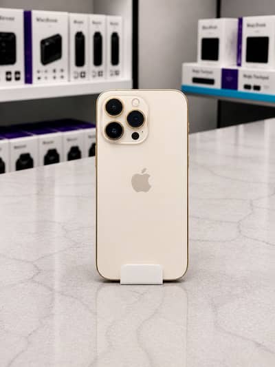 Apple iphone 14 pro 256gb gold Non PTA - Phone only