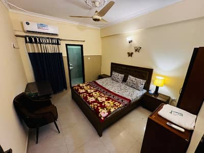 11,999 PER NIGHT 2BED APARTMENT WITH AC AVAILABLE IN ISLAMABAD
