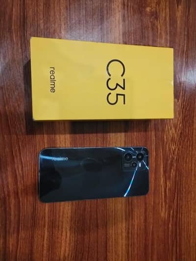 Realme C35 with box