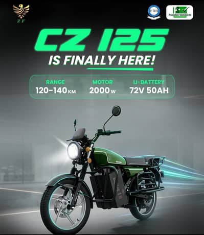 Electric Bike 125 | Malik EV Motors | Cz 125 Ghongfa