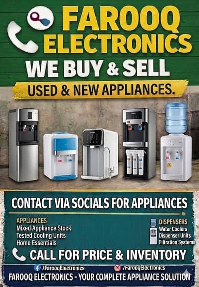 New & Used Water Dispensers - Buy, Sell & Exchange - Farooq Electronic