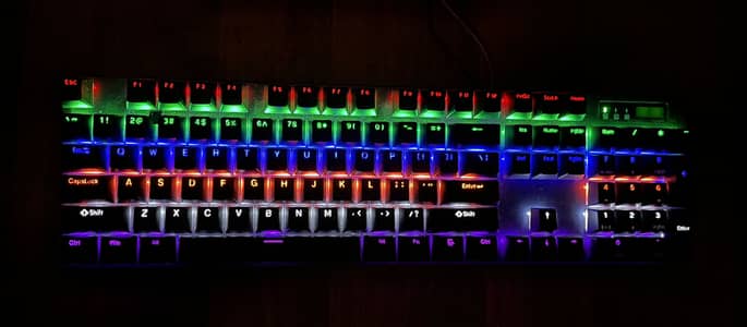 Rgb mechanical keyboard Blue Switches 104k Orignal Gaming Keyboard