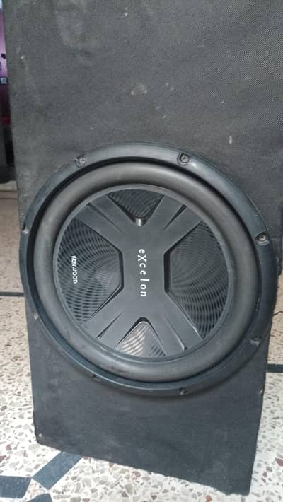 kenwood excelon 12 inch subwoofer with box