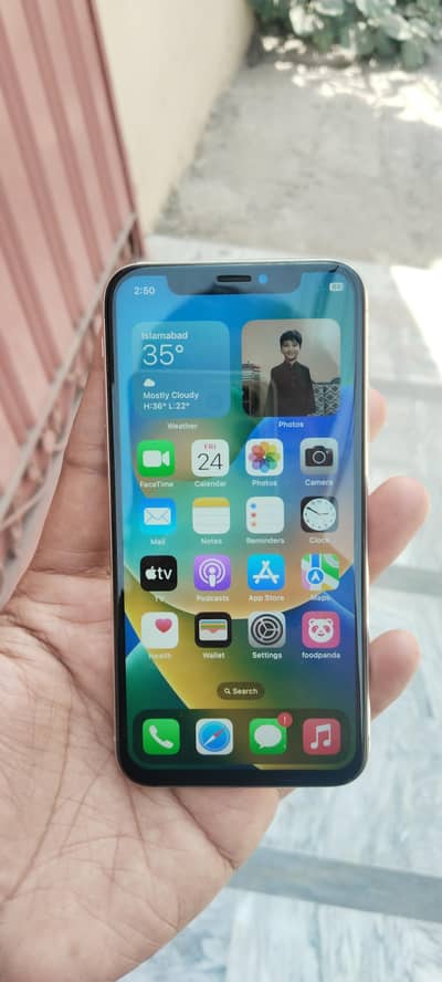 I Phone X Non Pta 64Gb Panal Battery Change Back Crack!