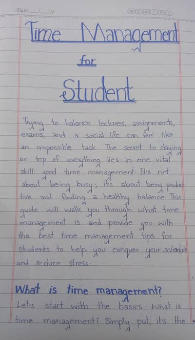 Assignment writing