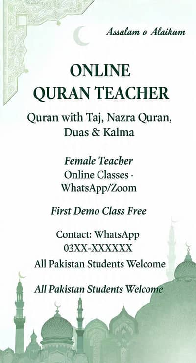 Quran teacher