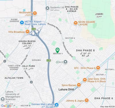 Centrally Located Residential Plot In DHA Phase 8 - Block V Is Available For sale