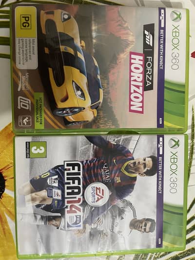 Xbox 360 2 games for sale