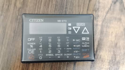Citizen MB-270B Pocket Calculator