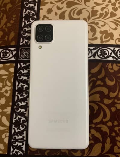 samsung A12 with box charger