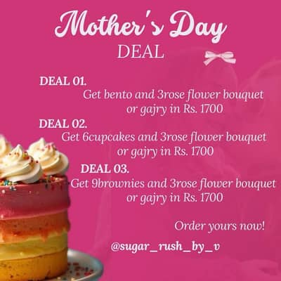 mother's day cake deal