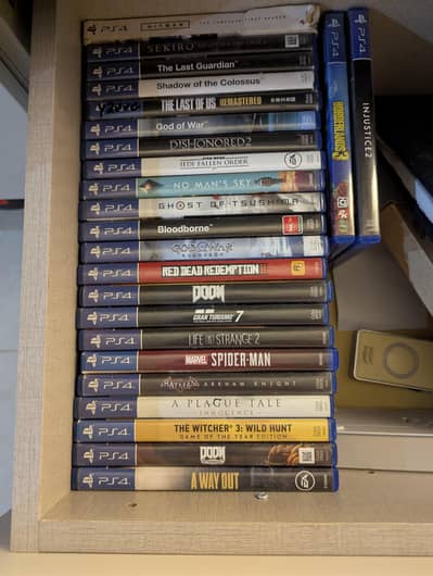 “Used PS4 Games Bundle | God of War, RDR2, Spider-Man & More”