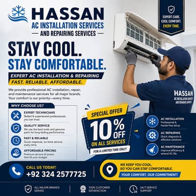  Professional AC Services – Cooling You Can Trust!