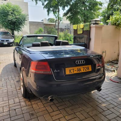 Audi A4 2007 ( 1.8 turbo ) convertible in outclass luxury condition