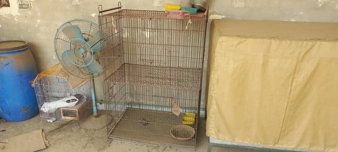 Heavy Iron Bird Cage / Breeding Cage For Sale  3 Cages