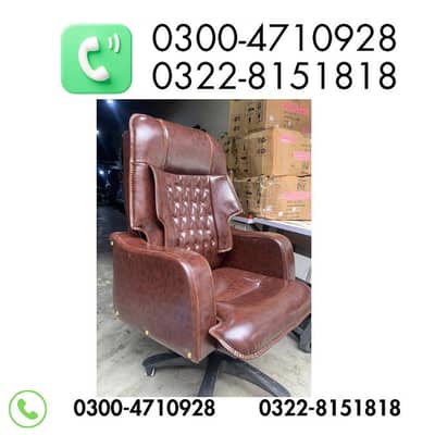 Heavy Weight Executive Chair in Leather Poshish | CEO Chairs | Chairs