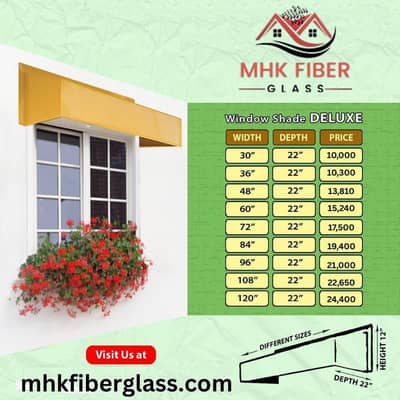 Fiberglass Window Shades | فائبر گلاس ونڈو شیڈز | Karim Fiberglass